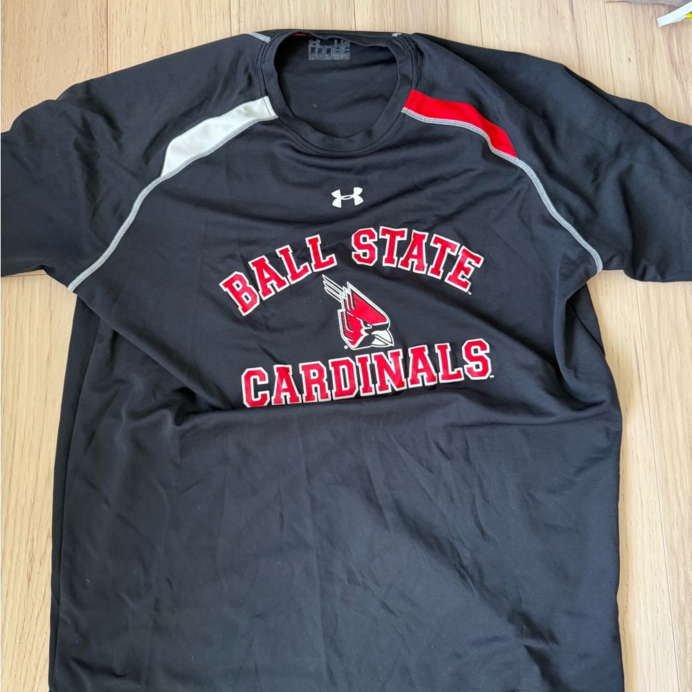 Under Armour Black Ball State Cardinals Men's Shirt